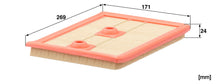 MANN-FILTER Luchtfilter C 27 009