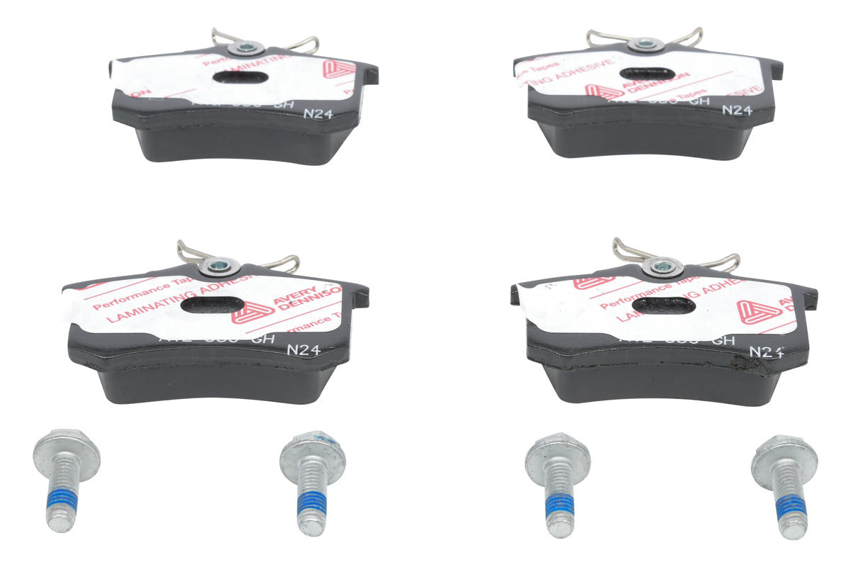 ATE Remblokkenset Achteras | Breedte 2 [mm]: 88 mm, Hoogte: 53 mm, Dikte: 17 mm, Slijtageindicator: Excl.