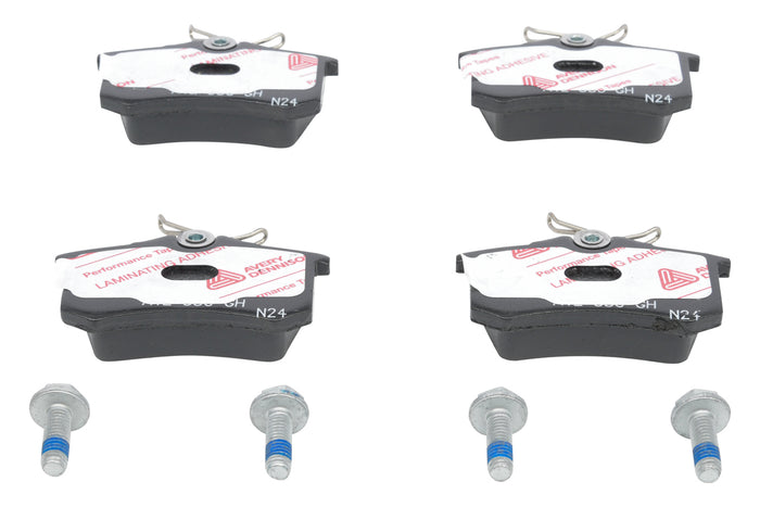 ATE Remblokkenset Achteras | Breedte 2 [mm]: 88 mm, Hoogte: 53 mm, Dikte: 17 mm, Slijtageindicator: Excl.