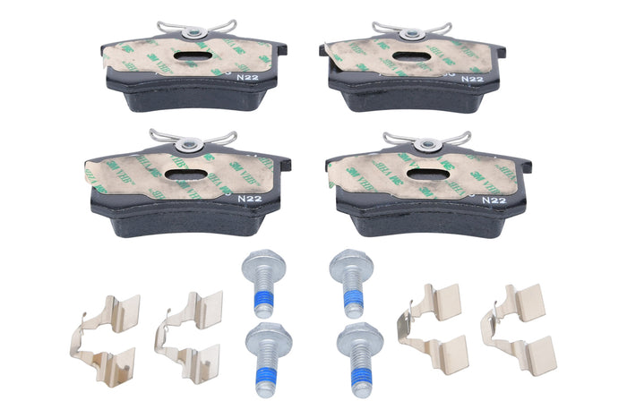 ATE Remblokkenset Achteras | Breedte 2 [mm]: 88 mm, Hoogte: 53 mm, Dikte: 17 mm, Slijtageindicator: Excl.