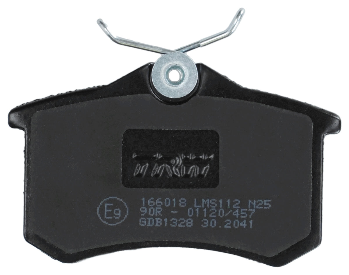 TRW Remblokkenset Achteras | voor fabrikant: TRW, Breedte 2 [mm]: 87 mm, Hoogte: 53 mm, Dikte: 17 mm,