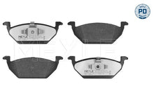 Meyle Remblokkenset Vooras, Breedte 2 [mm]: 146 mm, Hoogte: 55 mm, Dikte: 19 mm, Slijtageindicator: niet