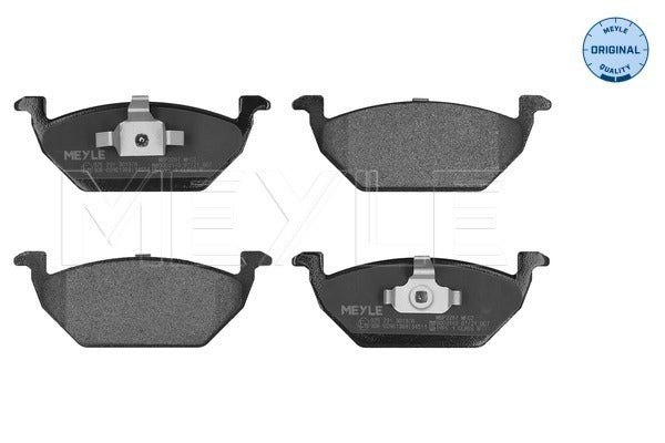 Meyle Remblokkenset Vooras, Breedte 2 [mm]: 146 mm, Hoogte: 55 mm, Dikte: 19 mm, Slijtageindicator: Excl.
