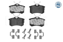 Meyle Remblokkenset Achteras, Breedte 2 [mm]: 87 mm, Hoogte: 53 mm, Dikte: 17 mm, Slijtageindicator: niet