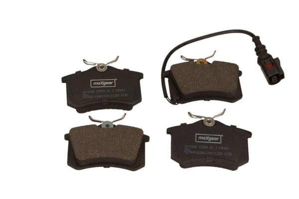 Maxgear Remblokkenset Achteras, Remsysteem: TRW, Aantal slijtage-indicatoren: 1 per as, Breedte 2 [mm]: 87